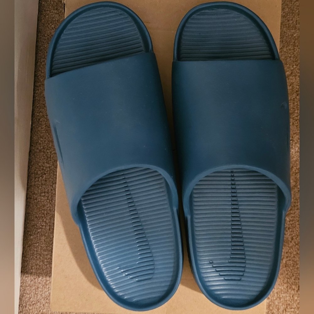 Nike Calm Slides Geode Teal Size 13